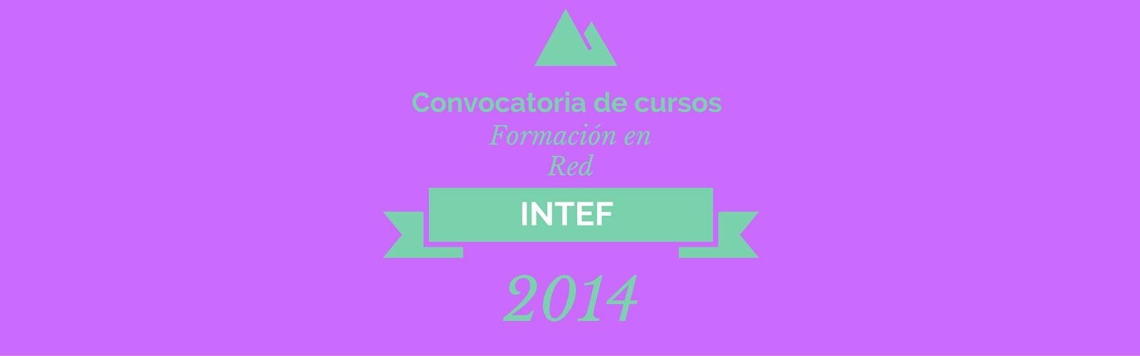 Convocatoria de cursos de Formación en Red del INTEF 2014